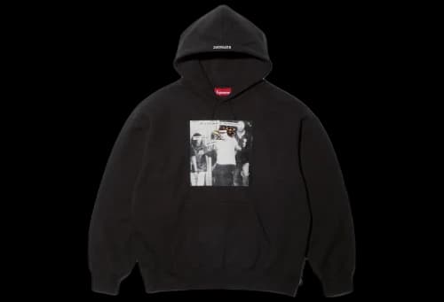 Supreme x Antihero Hooded Sweatshirt 'Black' (FW25)
