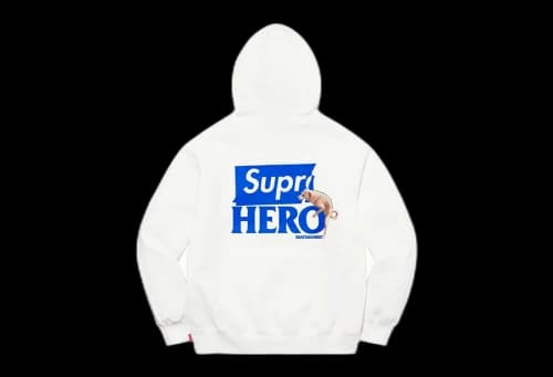 Supreme x ANTIHERO Hooded Sweatshirt White (SS22)
