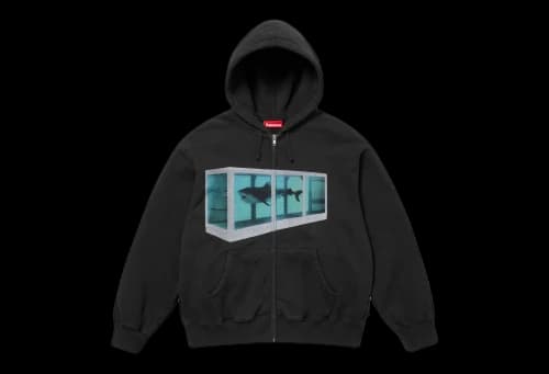 Supreme x Damien Hirst Zip Up Hooded Sweatshirt 'Black' (SS25)