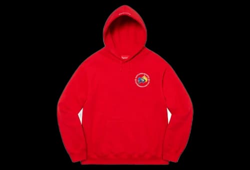 Supreme x Duck Down Music Hooded Sweatshirt Red (FW22)