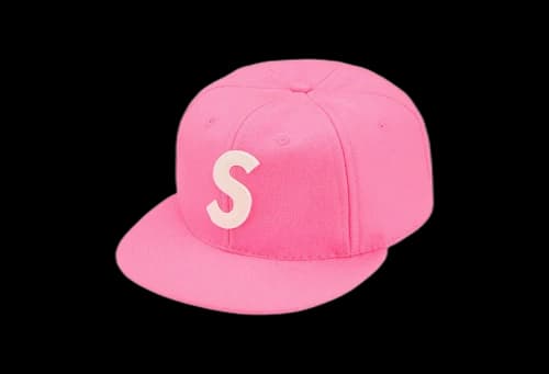 Supreme x Ebbets S Logo Fitted 6-Panel Pink (SS23)