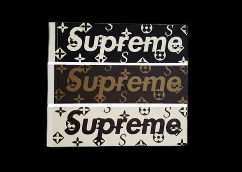 Supreme x Louis Vuitton Box Logo Sticker Set