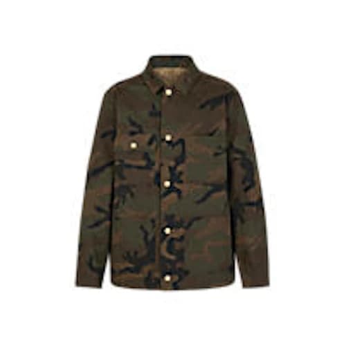 Supreme x Louis Vuitton Jacquard Denim Chore Coat Camo