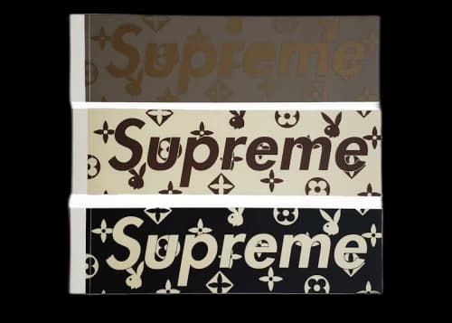 Supreme x Louis Vuitton x Playboy Box Logo Sticker Set