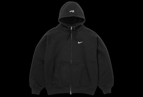 Supreme x Nike Zip Up Hooded Sweatshirt 'Black' (SS25)