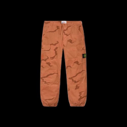 Supreme x Stone Island Camo Cargo Pant Coral (SS19)