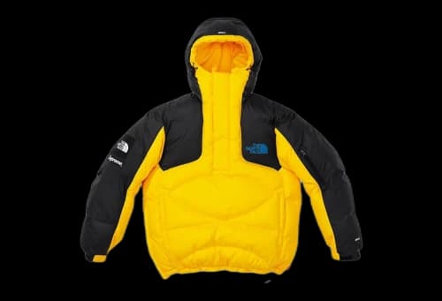 Supreme x The North Face® 800-Fill Half Zip Hooded Pullover Yellow (FW22)