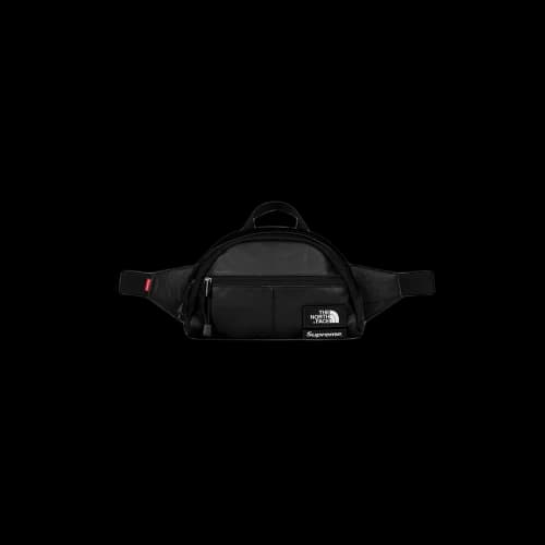 Supreme x The North Face Leather Roo II TNF Lumbar Pack Black (FW17)