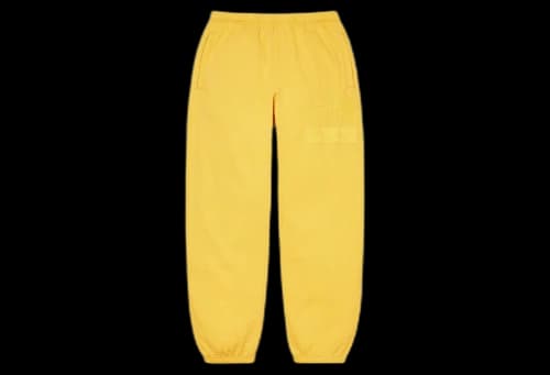 Supreme x The North Face® Pigment Printed Sweatpant Yellow (FW22)