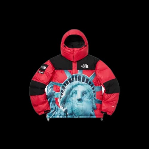 Supreme x The North Face Statue of Liberty TNF Baltoro Jacket Red (FW19)