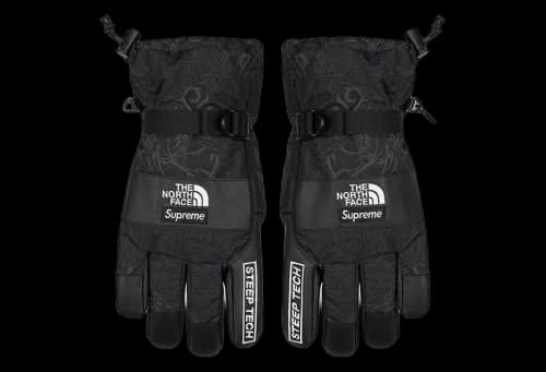 Supreme x The North Face® Steep Tech Gloves Black Dragon (FW22)