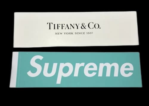 Supreme x Tiffany & Co. Box Logo Sticker