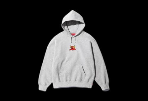 Supreme x Toy Machine Hooded Sweatshirt Heather Grey (SS24)