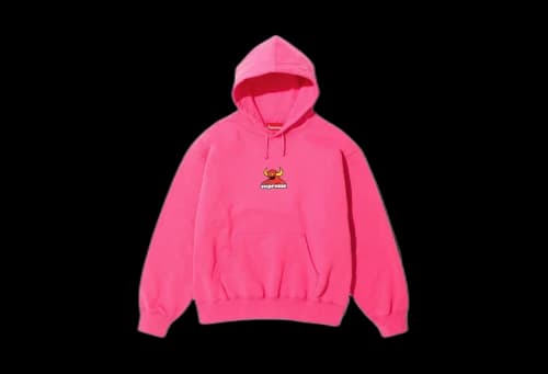 Supreme x Toy Machine Hooded Sweatshirt Magenta (SS24)