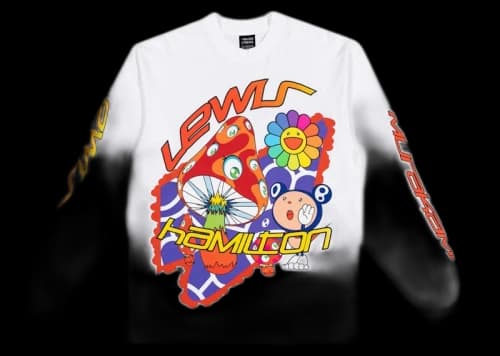 Takashi Murakami +44 Psychedelic Race L/S T-shirt White