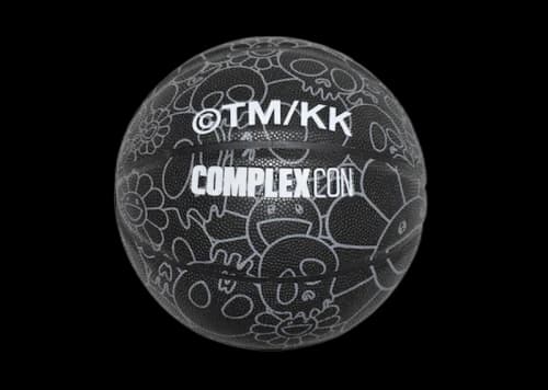 Takashi Murakami ComplexCon Skull & Flower Basketball Black
