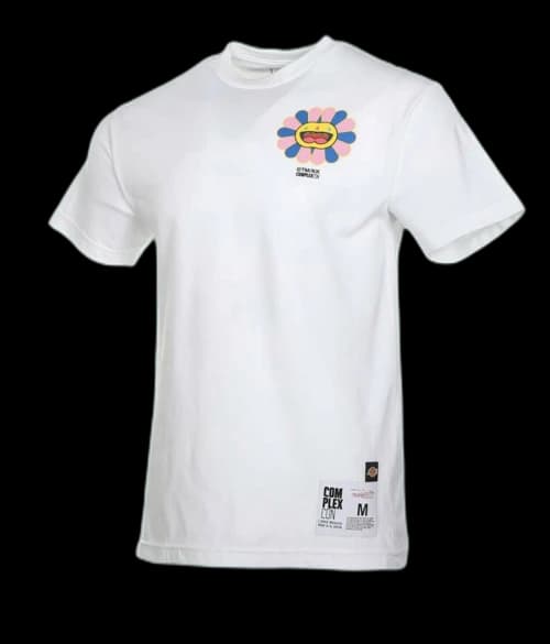Takashi Murakami ComplexCon x LA Lakers M&N Drip Tee White