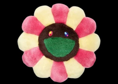Takashi Murakami Flower Plush 1M Pink/Light Yellow/Brown