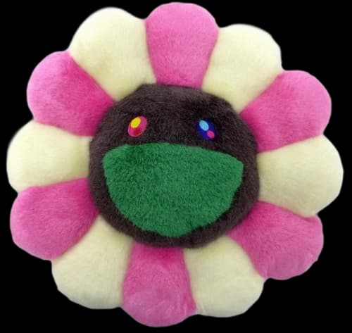 Takashi Murakami Flower Plush 30CM Pink/Light Yellow/Brown