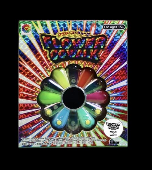Takashi Murakami Flower Go Walk Color Game Aurora Multi White
