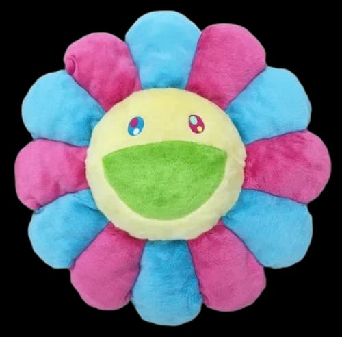 Takashi Murakami Flower Plush 60CM Pink/Light Blue/Light Yellow