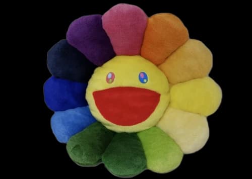 Takashi Murakami Flower Plush MoMA Exclusive 60CM Rainbow/Yellow