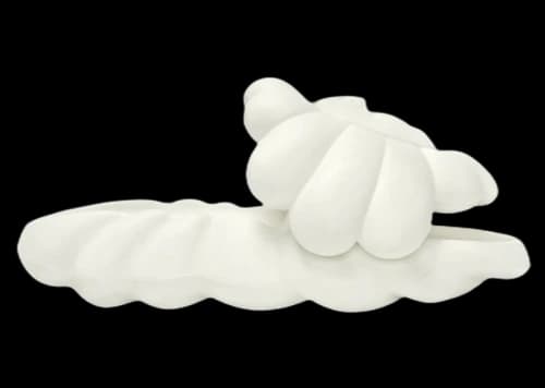 Takashi Murakami Ohana Full-Bloom Slide Star White