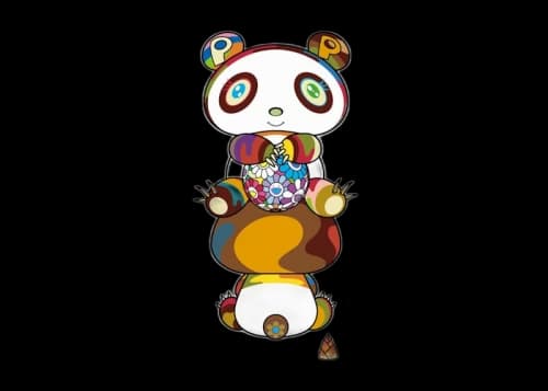 Takashi Murakami Panda Cubs Seated, this Way and That Print (Signed, Edition of 100)