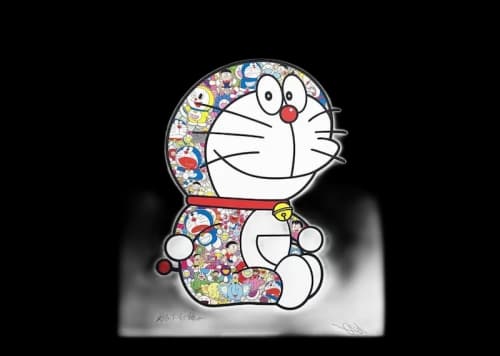 Takashi Murakami Sitting Doraemon "Everyday is a festival!" Print (Signed, Edition of 300)