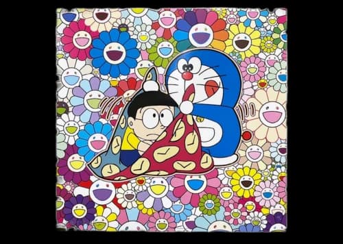 Takashi Murakami Time Furoshiki Print (Signed, Edition of 300)