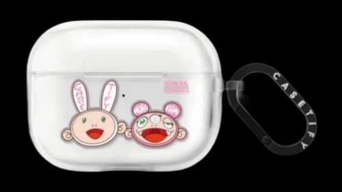 Takashi Murakami x CASETiFY Kaikai And Kiki Airpods Pro 2 Impact Earbuds Case Frost