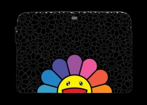 Takashi Murakami x CASETiFY: Smile (Rainbow) Laptop Sleeve Multicolor