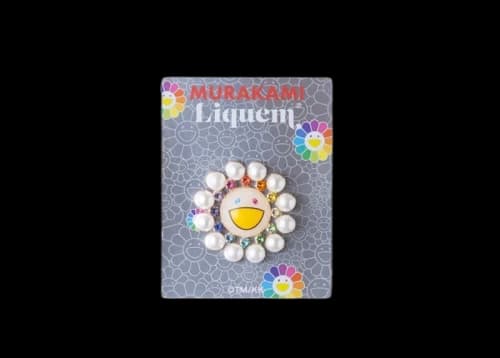 Takashi Murakami x Liquem Flower Pin