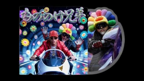 Takashi Murakami x MNNK Bro (Takashi Murakami x JP THE WAVY) SHUTOKO TOKYO Vinyl-Biker