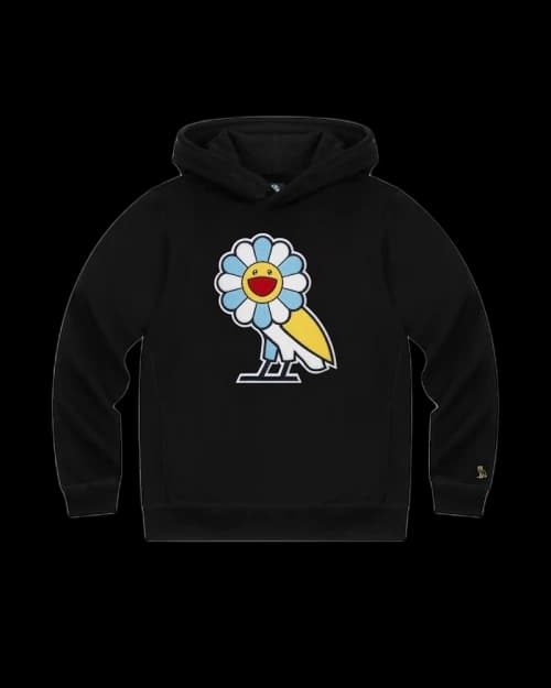 Takashi Murakami x OVO Hoodie Black