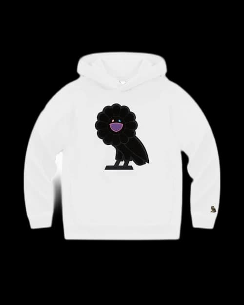 Takashi Murakami x OVO Hoodie White