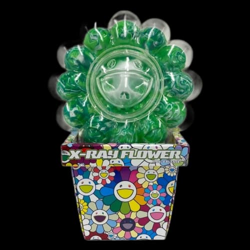 Takashi Murakami X-Ray Flower Figure Green