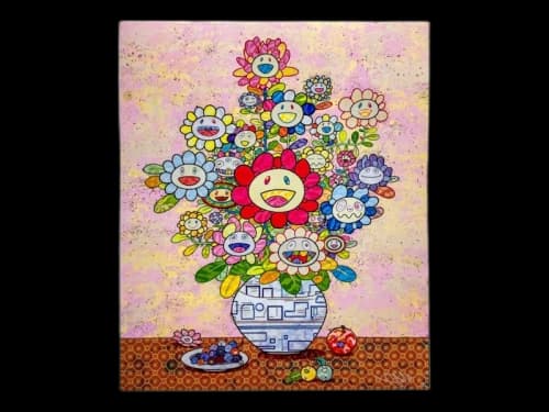 Takashi Murakami Zao Wu Kee's longing for flower paintings Art Print (Editon of 300)