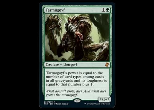 Tarmogoyf Magic: The Gathering TCG Time Spiral: Remastered Mythic #235 (Ungraded)
