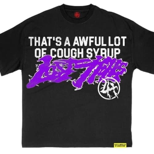 That's A Awful Lot Of Cough Syrup Graphic T-Shirt Black