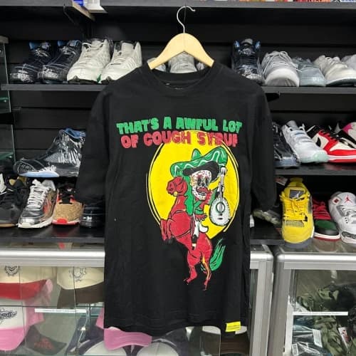That's A Awful Lot Of Cough Syrup Mariachi Graphic T-Shirt Black