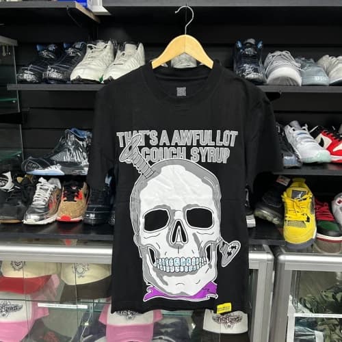 That's A Awful Lot Of Cough Syrup Persona Graphic T-Shirt Black