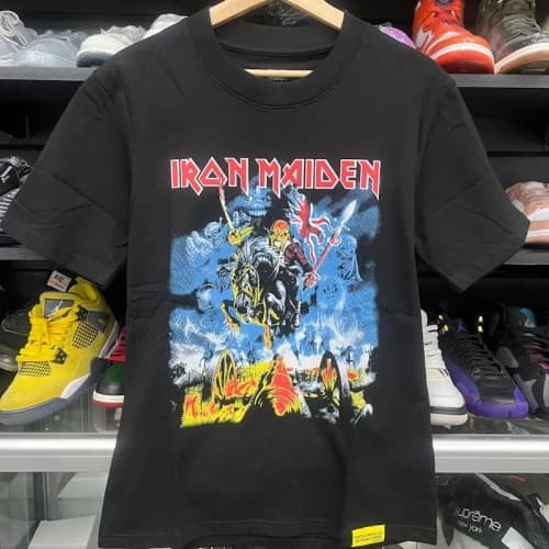 That's A Awful Lot Of Cough Syrup x Iron Maiden Graphic T-Shirt Black