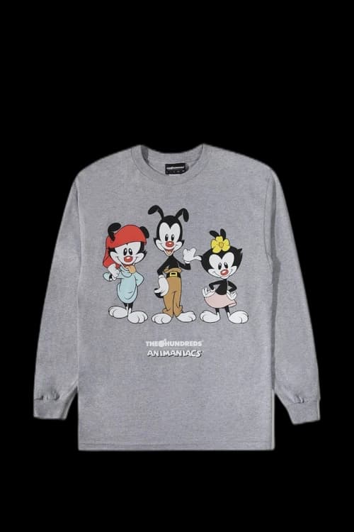 The Hundreds x Anamaniacs Character L/S T-Shirt Athletic Heather