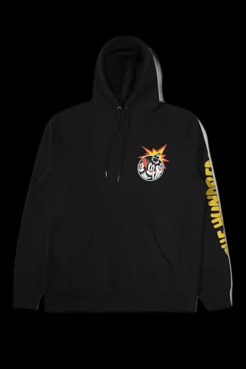 The Hundreds x Anamaniacs Wakko, Yakko, and Dot Pullover Hoodie Black