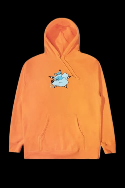 The Hundreds x Frank Kozik FTW Pullover Hoodie Orange