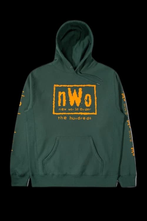 The Hundreds x WWE NWO Pullover Hoodie Alpine Green