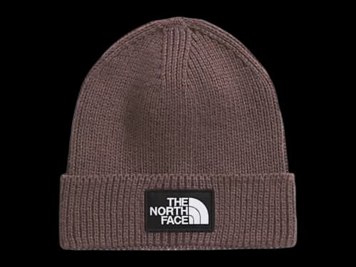 The North Face TNF Logo Box Cuffed Beanie Tawny Quartz