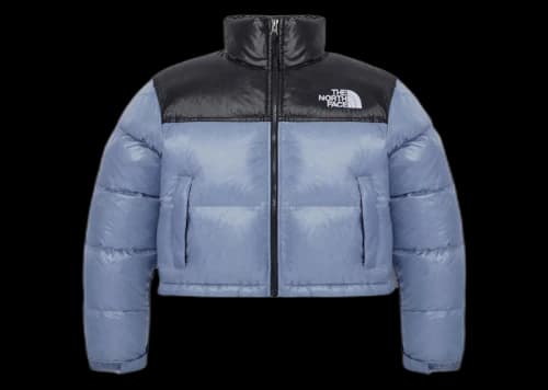 The North Face Women's Nuptse Short Jacket Pastel Blue