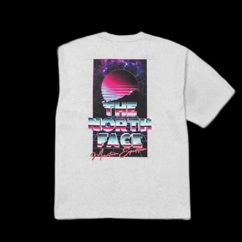 The North Face x INVINCIBLE Printed Graphic Tee Grey